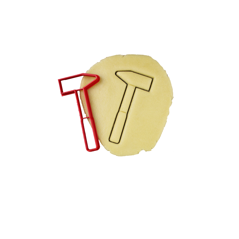 Thème Bricolage - Marteau, Clef à molette, Scie, Vis - Lot d'emporte-pièces