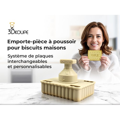 Emporte-pièce personnalisable PivoFix – Modèle Lauriers