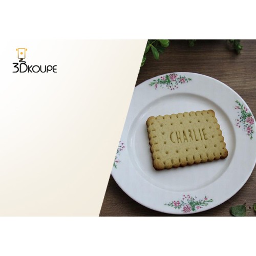 Emporte-pièce personnalisable PivoFix - 1 à 3 lignes – Modèle Texte et branches