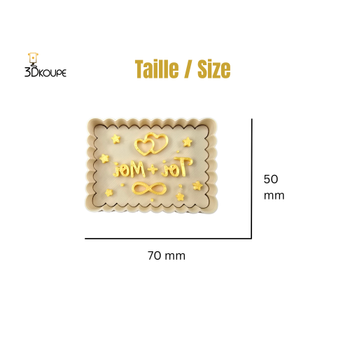 Pivofix - 3 plaques pour déclarer sa flamme - Emporte-pièce à poussoir