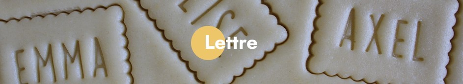 Emporte Pièce Lettres de l'Alphabet : Moule à Gâteaux