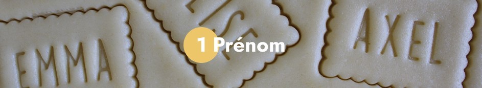 Emporte Pièce Prénom : Gâteaux Personnalisés